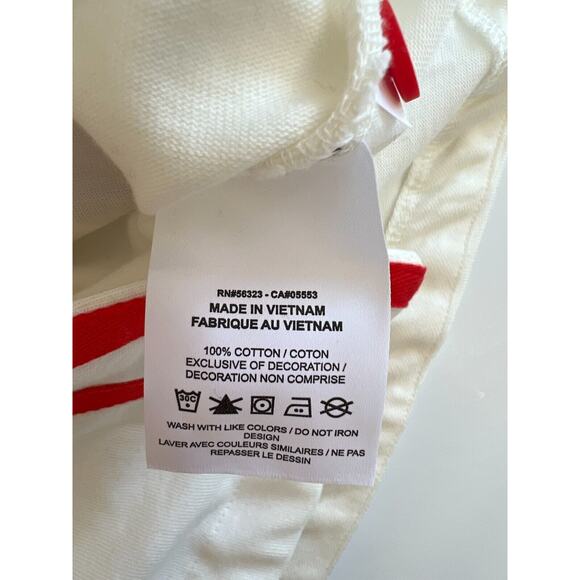 Nike Men Shirt Americana Top Sail/Habanero Red Champion DV9642-133 Size XS - Picture 4 of 12